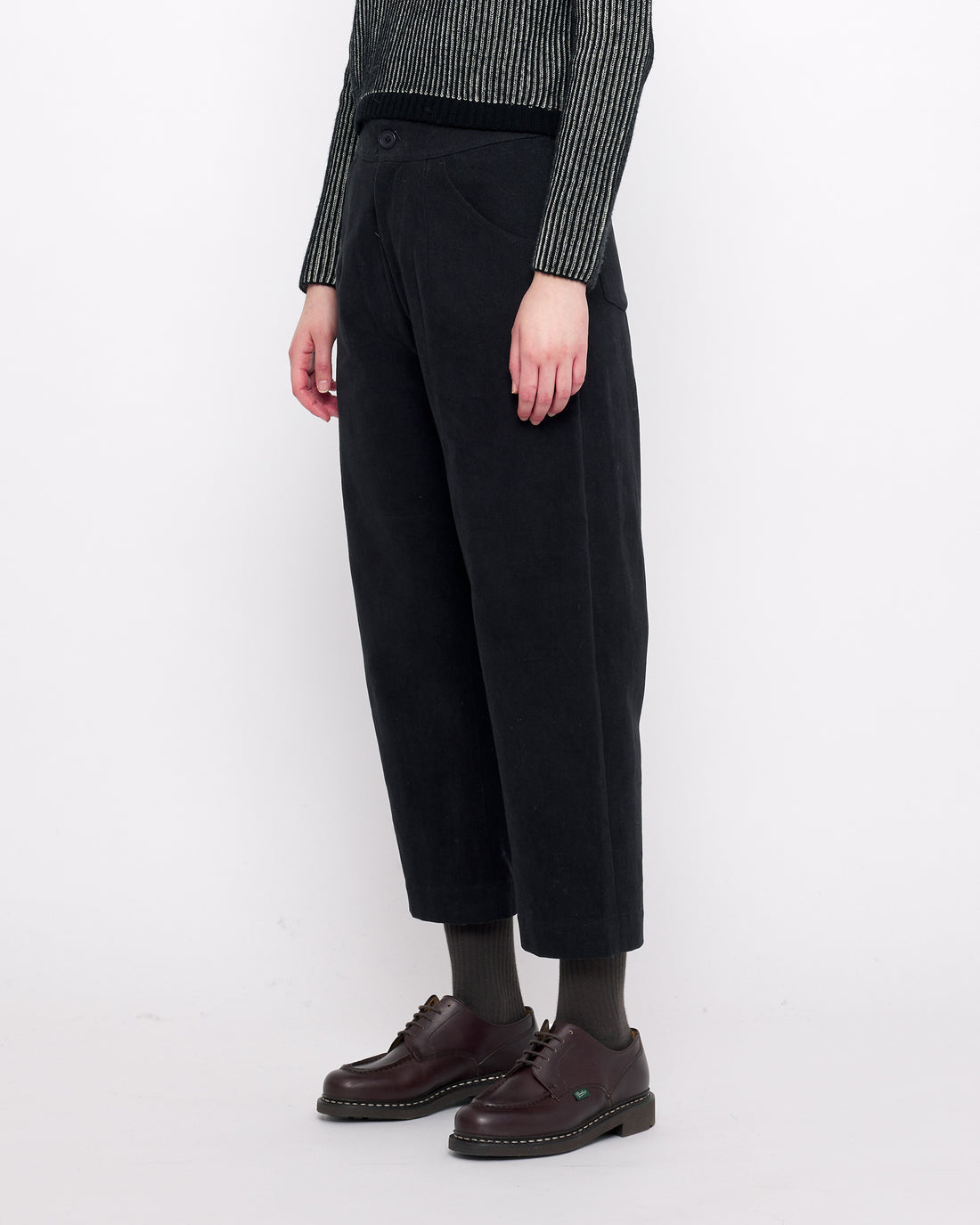 Signature Curve Legged Trouser - Heavy Canvas Edition - Black