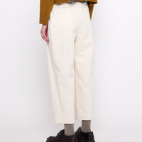 Signature Pleated Trouser - Heavy Canvas Edition - Off-White