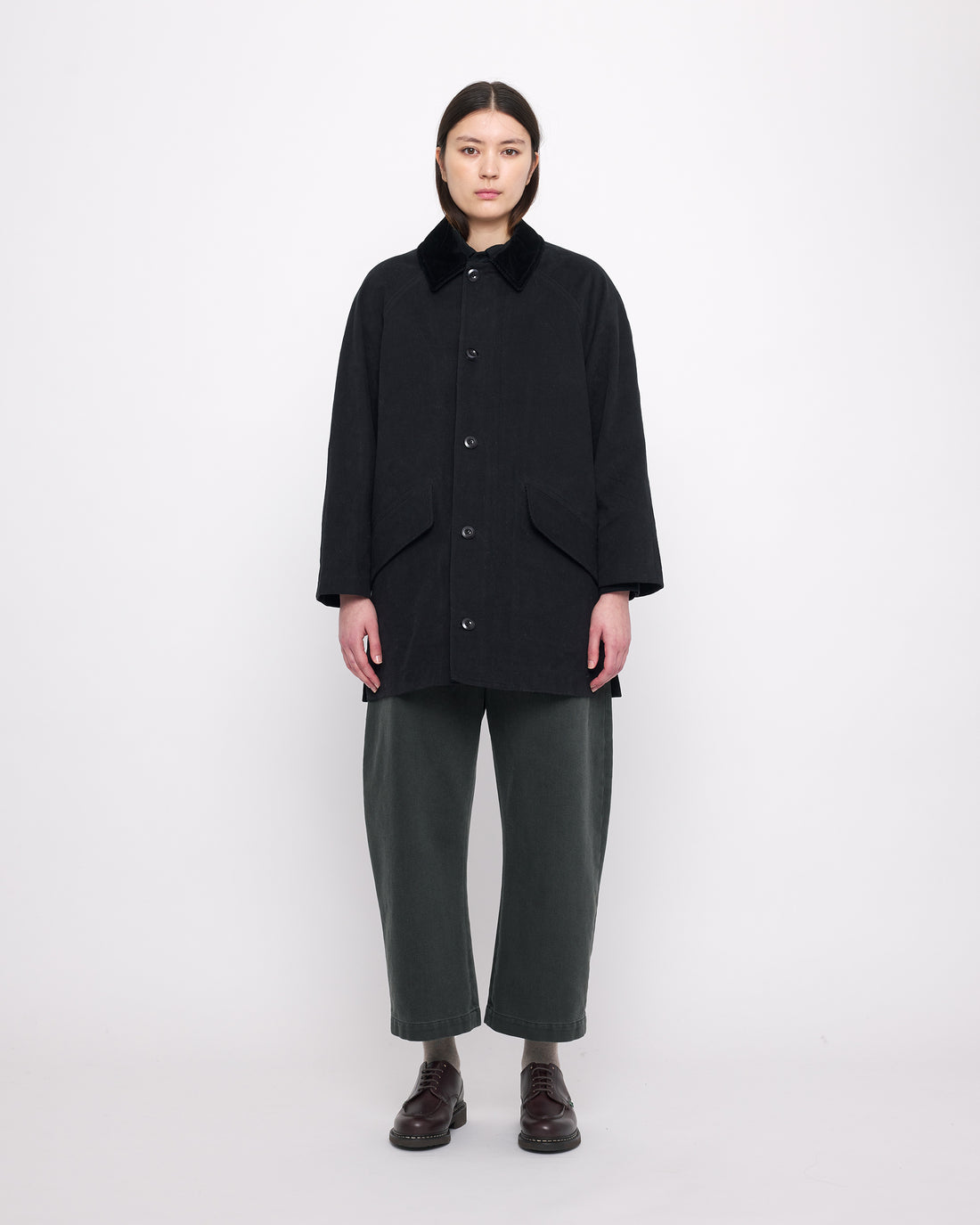 Mid-Length Duster Coat - FW24 - Black