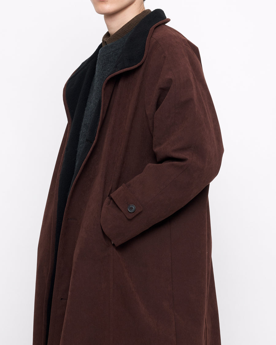 Padded Fleece Coat - FW24 - Chestnut