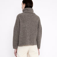 Chunky Turtleneck Sweater - FW23 - Umber