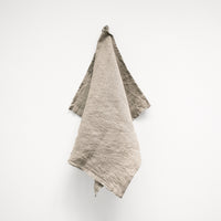 7115 Linen Tea Towel - Flax