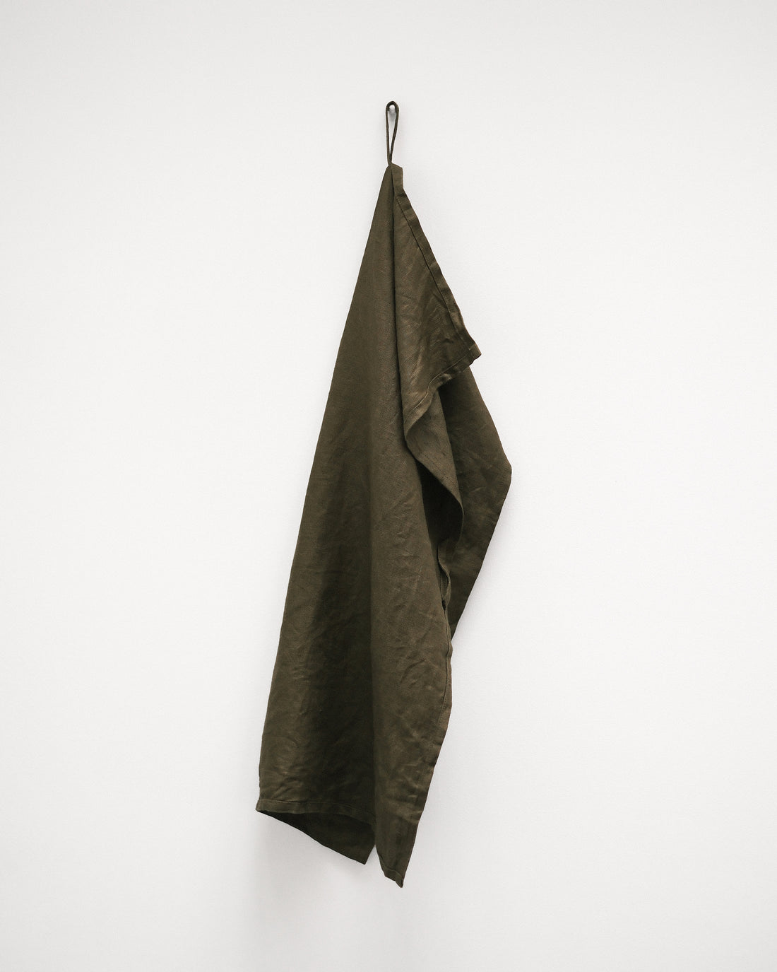 7115 Linen Tea Towel - Olive