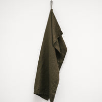 7115 Linen Tea Towel - Olive