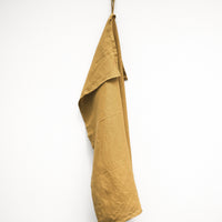 7115 Linen Tea Towel - Ochre