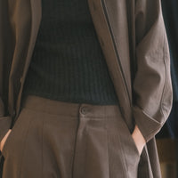 Signature Pleated Trouser - Fall Edition - Brown