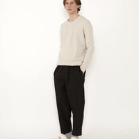 Signature Elastic Pull-Up Trouser - Heavy Canvas Edition - Black