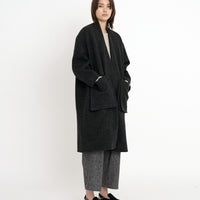 Pocket Long Coat - FW23 - Heather Charcoal