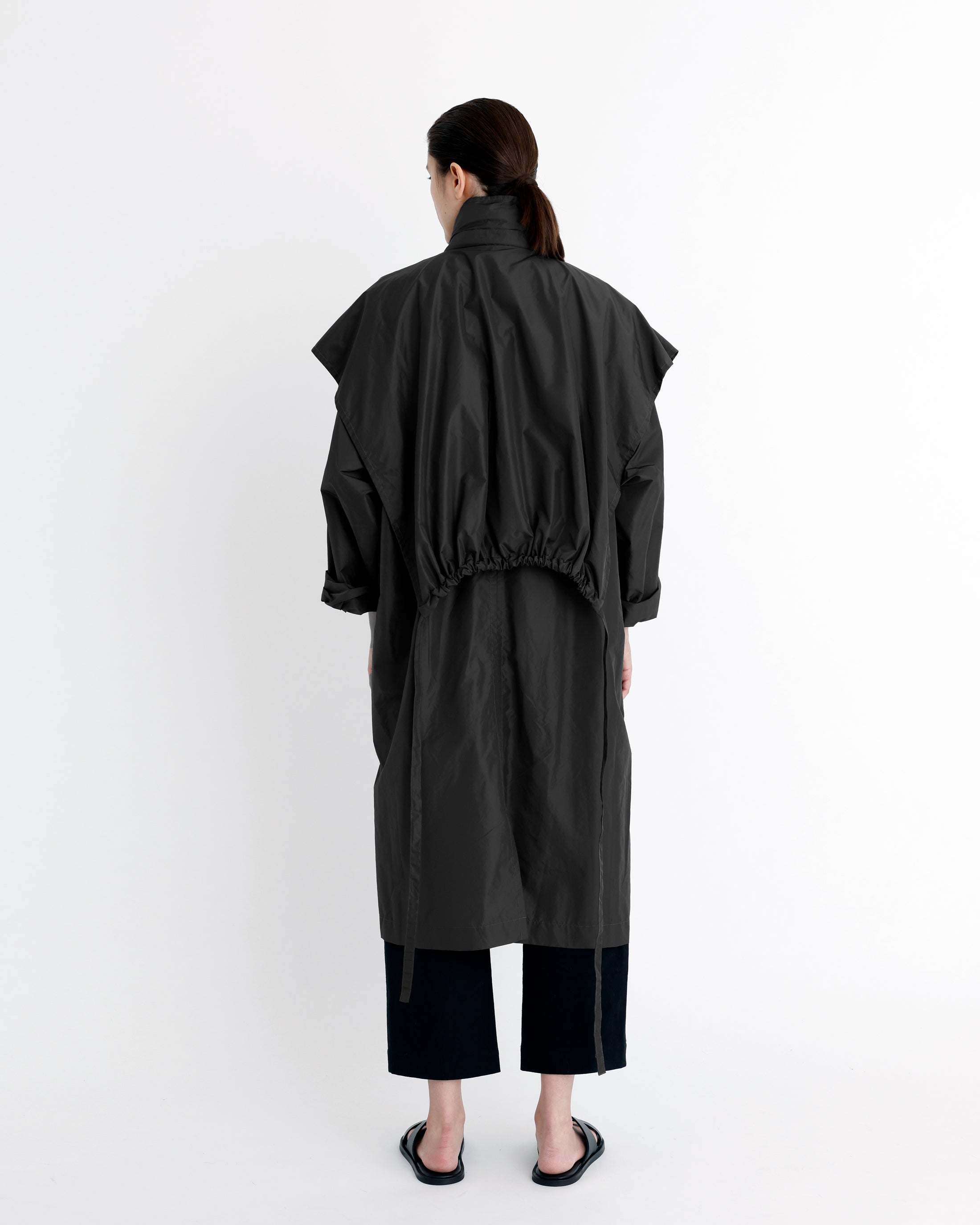 Packable Rain Trench - SS24 - Black – 7115 by Szeki