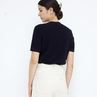 Relaxed Curve Legged Trouser - SS25 - Off-White