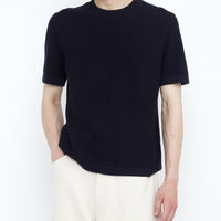 Fine Knit Crewneck - SS25 - Navy