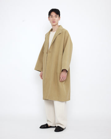 Spring Lapel Coat - SS25 - Washed Kelp