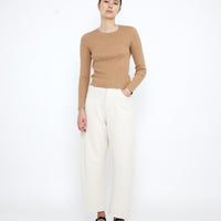 Longsleeves Ribbed Fine Knit - SS25 - Clay