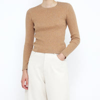 Longsleeves Ribbed Fine Knit - SS25 - Clay