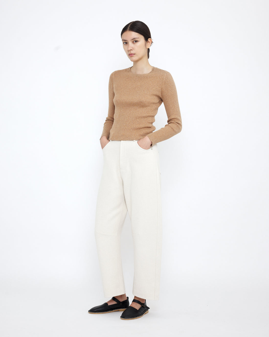 Longsleeves Ribbed Fine Knit - SS25 - Clay