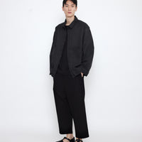 Signature Panel Pockets Shirt Jacket - Spring Edition - Washed Black