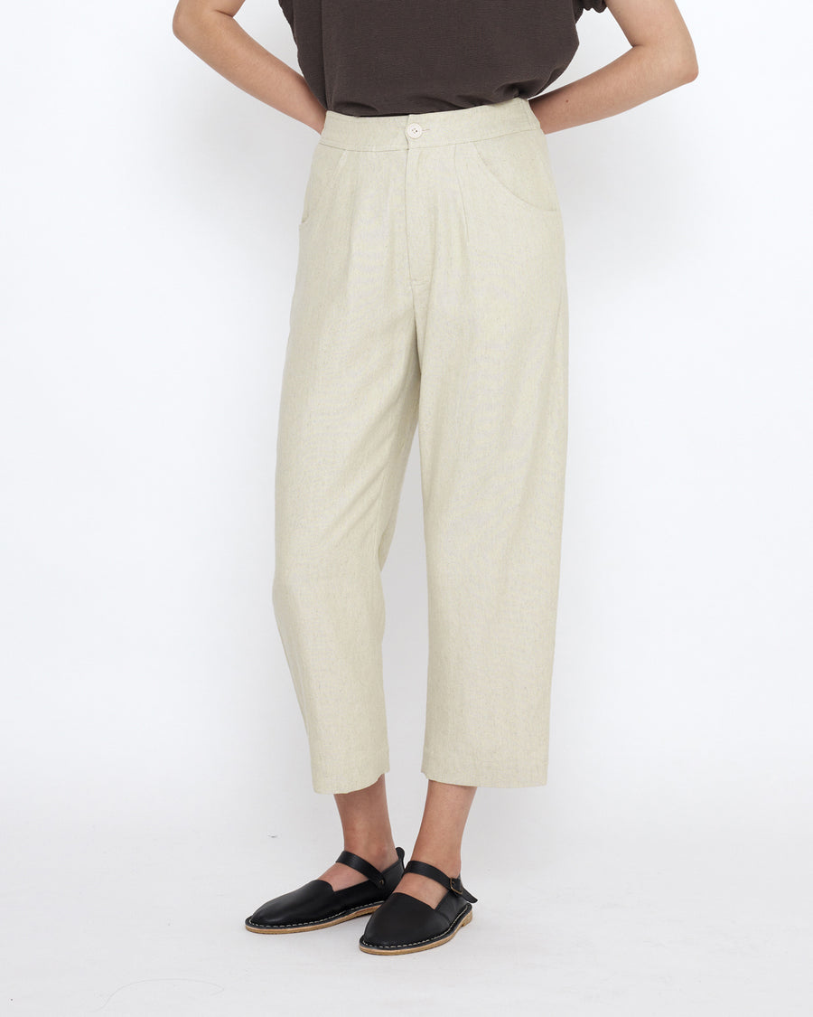 Signature Curve Legged Trouser - Spring Edition - Cream