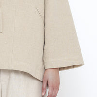 Reversible Quilted Jacket - SS25 - Oatmeal