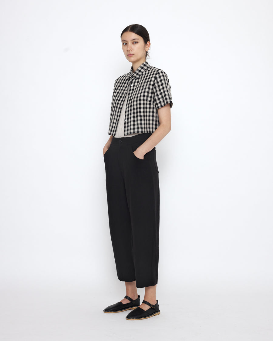 Gingham Cropped Shirt - SS25 - Gingham