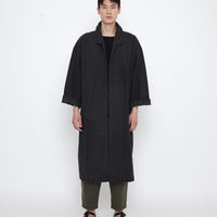 Spring Lapel Coat - SS25 - Washed Black