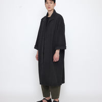 Spring Lapel Coat - SS25 - Washed Black