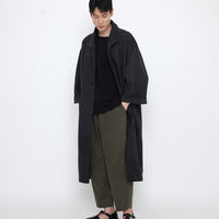 Spring Lapel Coat - SS25 - Washed Black