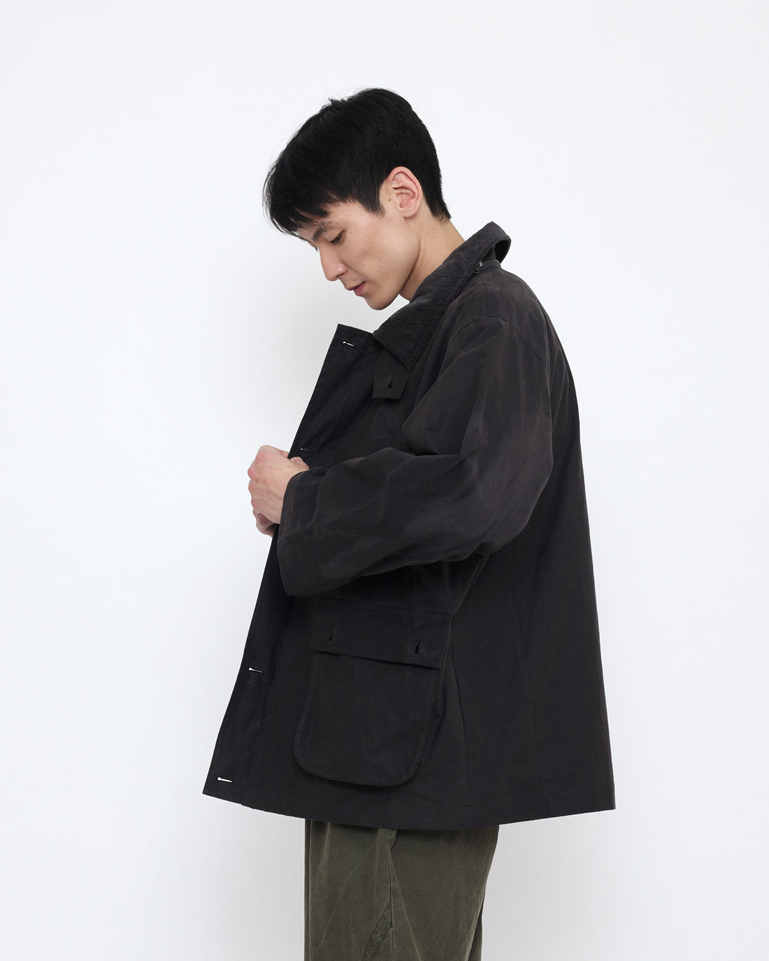 Hunting Short Coat - SS25 - Charcoal