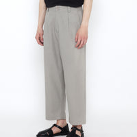 Elastic Dropped Crotch Trouser - SS25 - Gray