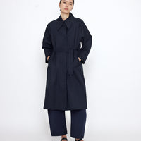 Spring Overcoat - SS25 - Navy