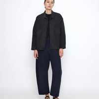 Signature Panel Pockets Shirt Jacket - Spring Edition - Washed Black