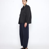 Signature Panel Pockets Shirt Jacket - Spring Edition - Washed Black