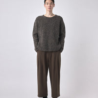 Wool Pleated Trouser - FW23 - Umber