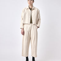 Signature Pleated Trouser - Fall Edition - Off-White