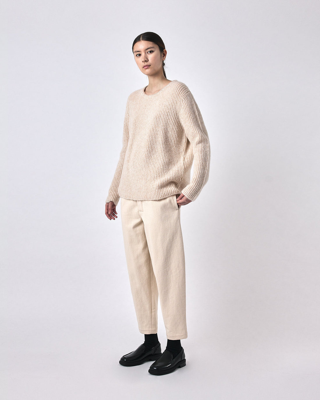 Alpaca Striped Fisherman - FW23 - Light Stripes