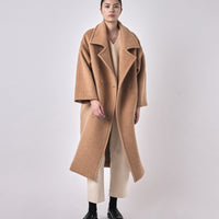 Oversized Wool Coat - FW23 - Light Camel