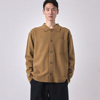 Boiled Wool Shirt - FW23 - Kelp