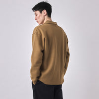 Boiled Wool Shirt - FW23 - Kelp