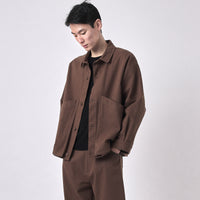 Signature Panel Pockets Shirt Jacket - Fall Edition - Brown