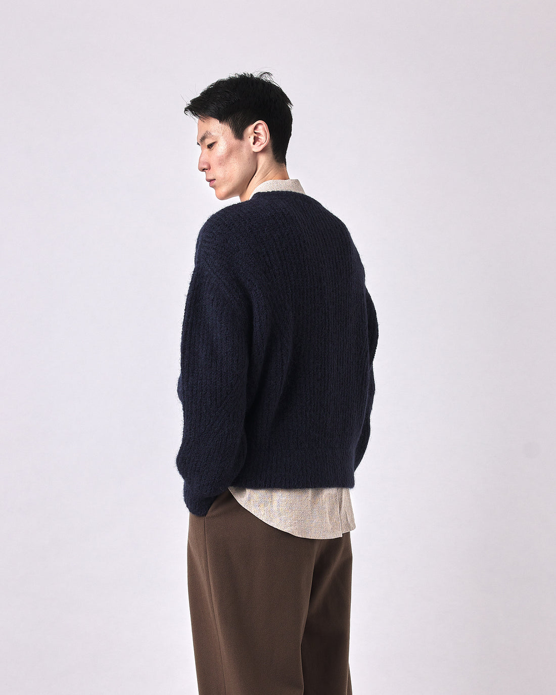 Brushed Airy Pullover - FW23 - Navy