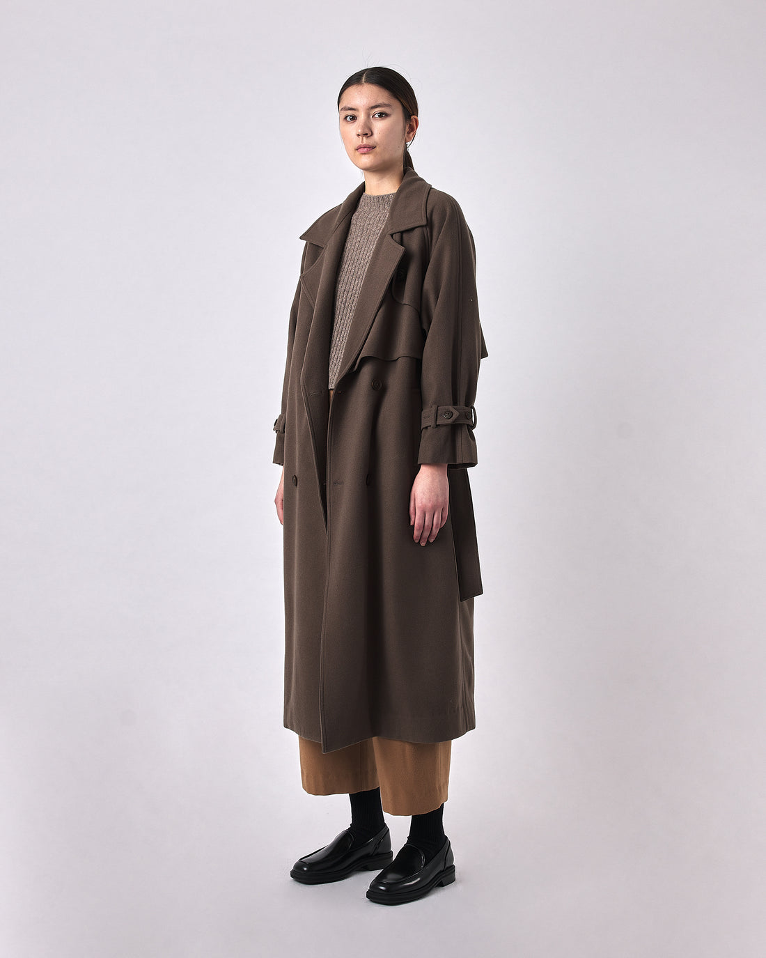 Fall Wool Trench - FW23 - Umber