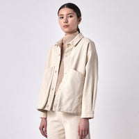Signature Panel Pockets Shirt Jacket - Fall Edition - Off-White