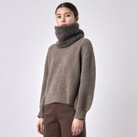 Alpaca Striped Ring Scarf - FW23 - Color Options