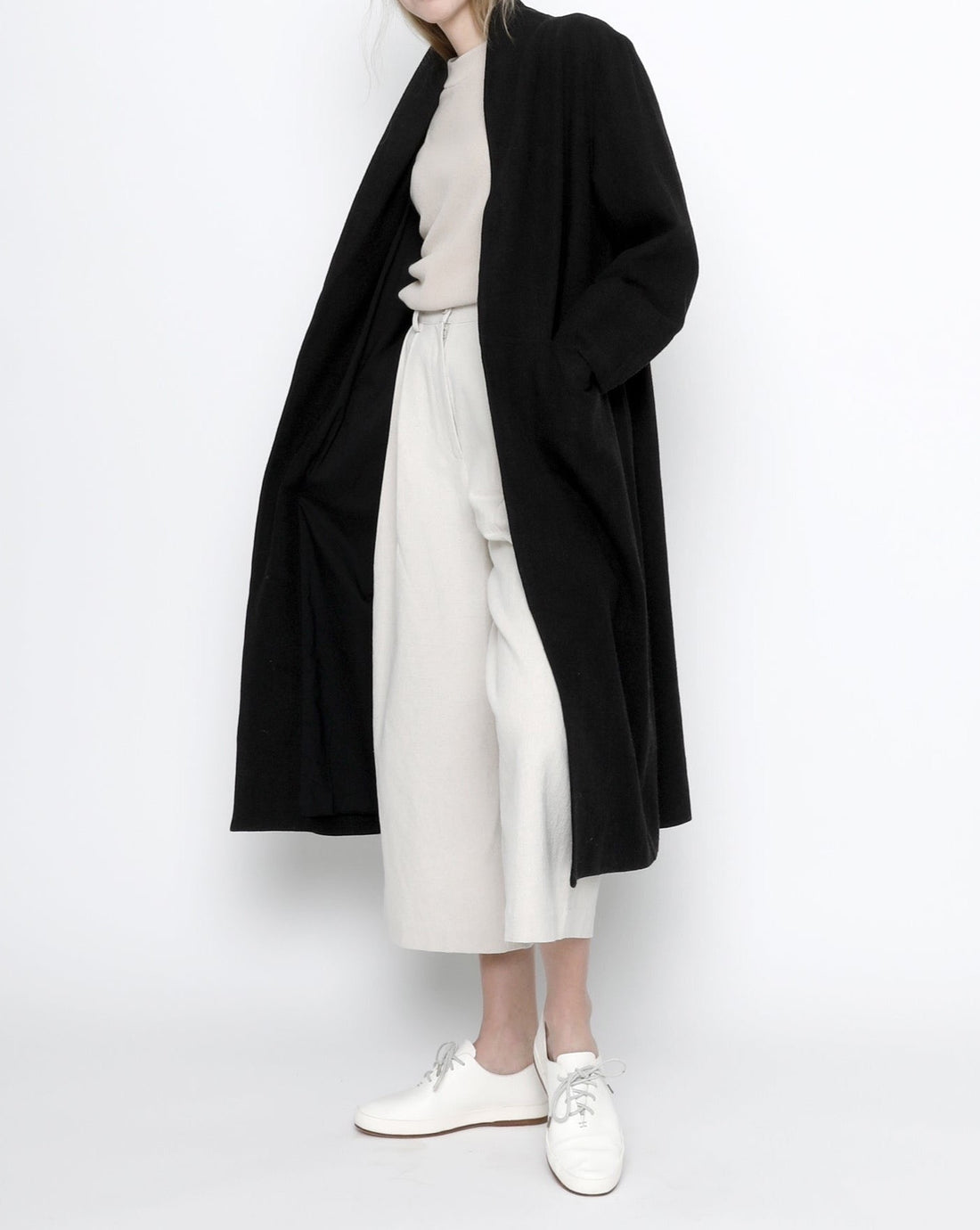 Signature Open Fall Coat - Classic Edition - Black