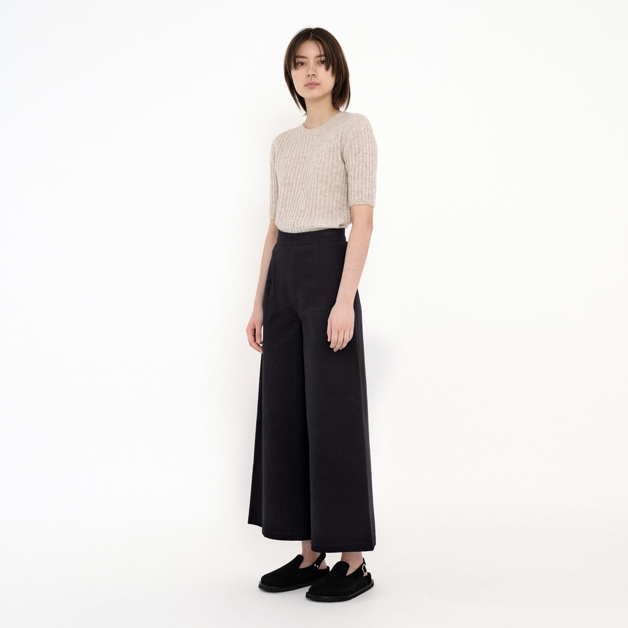 Wide-Legged Trouser - Heavy Canvas Edition - FW22 - Black