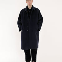 Winter Wool Duster - Navy