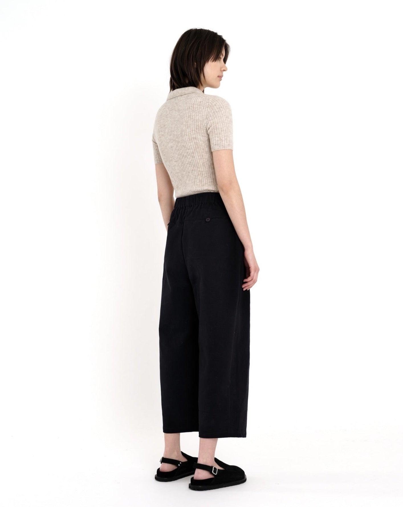 Pleated Trouser - Heavy Canvas Edition - FW22 - Black