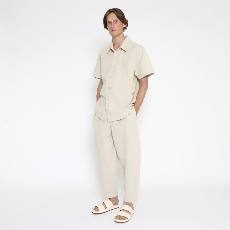 Signature Unisex Pocket Shirt - Canvas Oatmeal