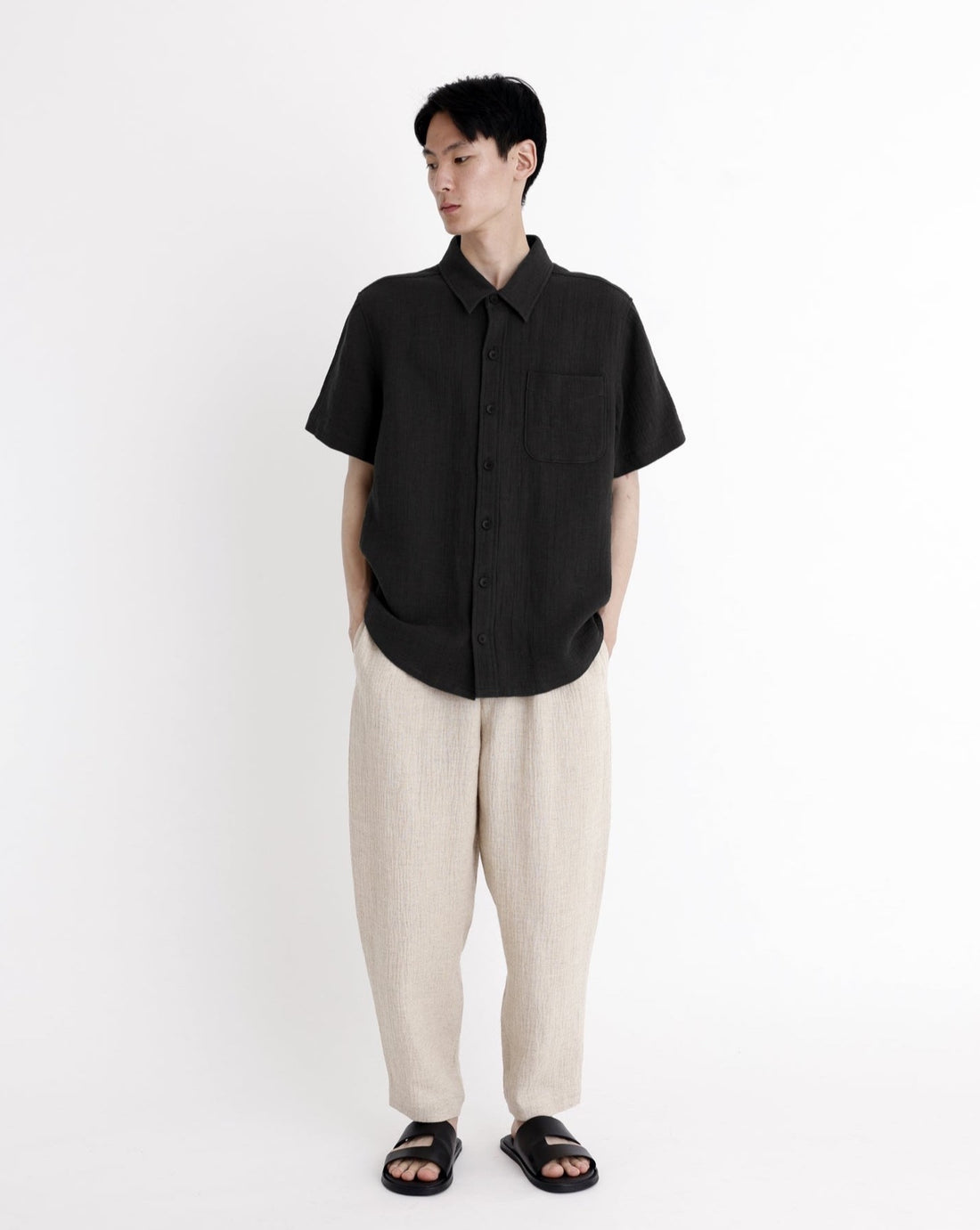 Signature Pocket Shirt - Gauze Edition - Black