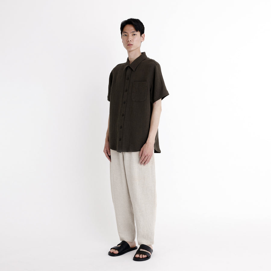 Signature Pocket Shirt - Gauze Edition - Deep Moss
