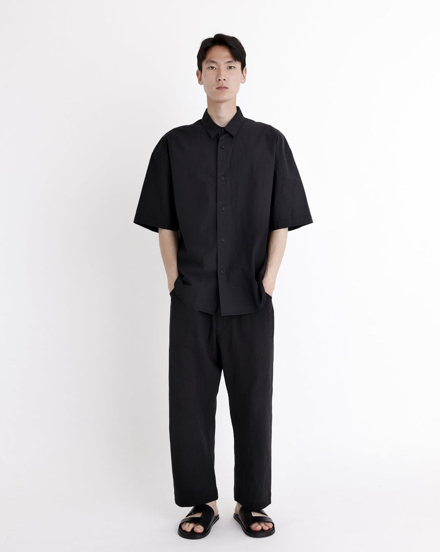 Oversized Short Sleeves Shirt - SS23 - Black